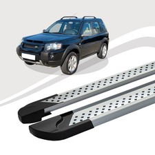 Pedane Adatte Per Land Freelander Dal 02/1998 Al 10/2006 VISO Argento