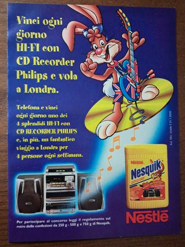 Pubblicità nesquik nestle - pubblicità,