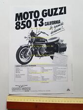 Moto Guzzi 850 T3 California - 850 T4 depliant originale testo francese