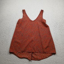 Top soprano donna piccolo rosso senza maniche