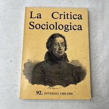 LA CRITICA SOCIOLOGICA - 92