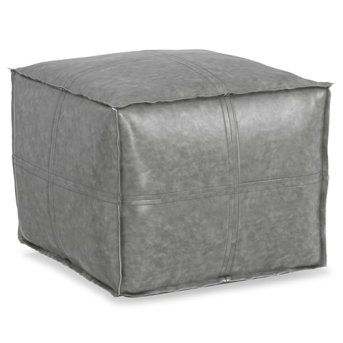 Simplihome brody square pouf - brody,