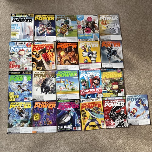 Nintendo power magazine lot - power,