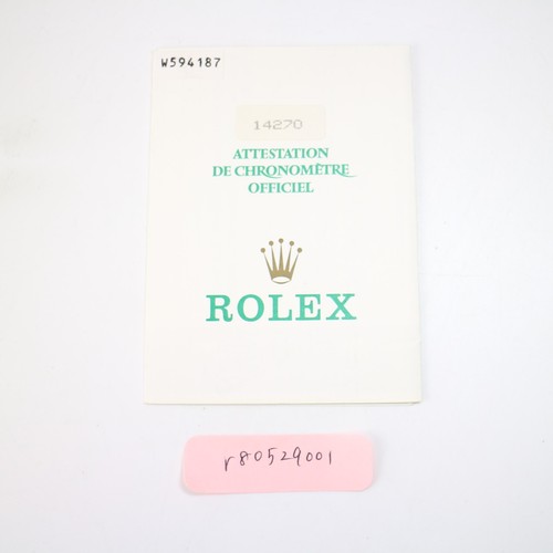 Rolex 14270 explorer carta - 14270,