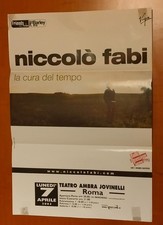 Niccolò FABI - La cura del tempo - 2003 - locandina concerto (A)