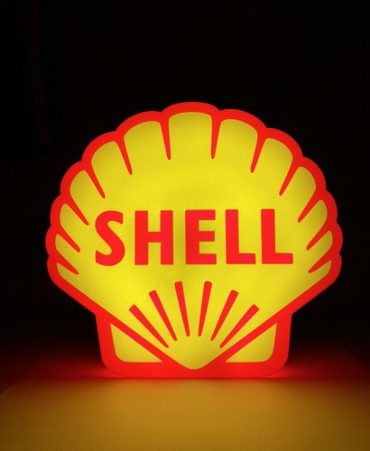 Shell insegna luminosa - shell,