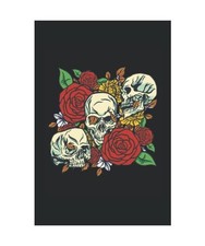 Notizbuch: Totenkopf Notizbuch