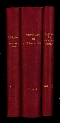 Trattato medicina legale - di,