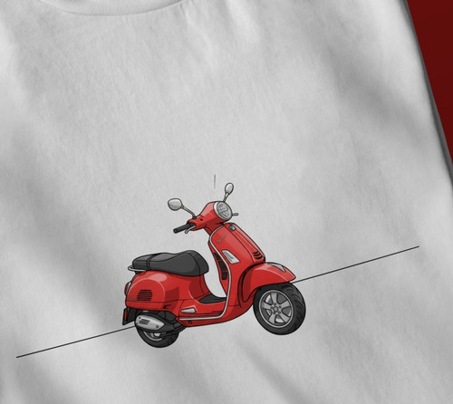 Shirt maglia piaggio vespa - maglia,