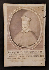 DON GIUSEPPE SANFELICE ARCIVESCOVO COSENZA GUALDO PRIORATO 1670 CA