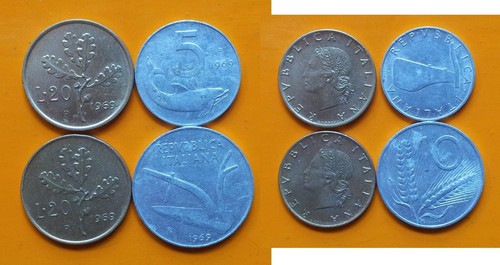 Repubblica italiana lire - italiana, 20