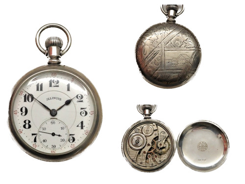 Orologio tasca illinois - da,