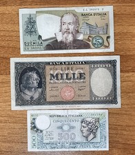 500 1000 2000 LIRE ORNATA