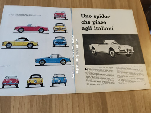 1961 alfa romeo giulietta - alfa,
