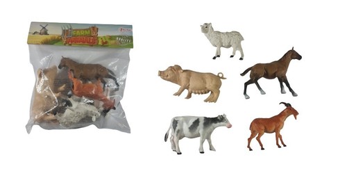 Animali della fattoria 5er set - della,