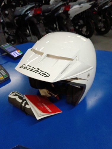 Casco jet trial - trial, hebo