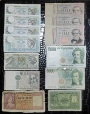 LOTTO 13 BANCONOTE ITALIANE