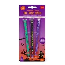 SET 3 PENNE GEL CANCELLABILI HALLOWEEN 2025 - The Boo Crew - LEGAMI HALLOWEEN