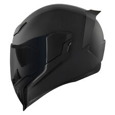 Icon Airflite Casco Moto Scuro - Ruabtone Nero Opaco