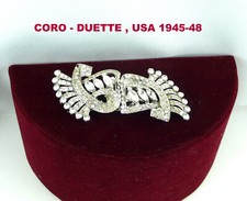 CORO - DUETTO, SPILLA DIVISIBILE, USA 1945-48