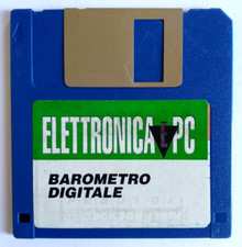 Floppy Disc Barometro Digitale Allegato a Elettronica e Pc Non Testato Raro