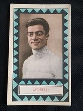 *FIGURINA DEL 1934 - CIOCCOLATO ABISSINIA (MINI CARTOLINA)* MORELLI (CICLISMO)