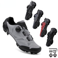 Scarpe Ciclismo Uomo MTB Antiscivolo Autobloccanti Corsa Strada Bici Sneakers