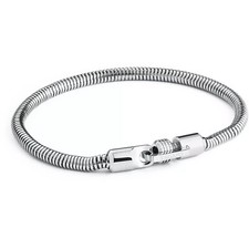 Bracciale Uomo Acciaio Snake