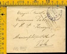 WW1 Prima Guerra Posta Militare franchigia Austria Trieste Pola aq 443