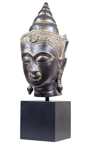 Grande statua busto testa - , di