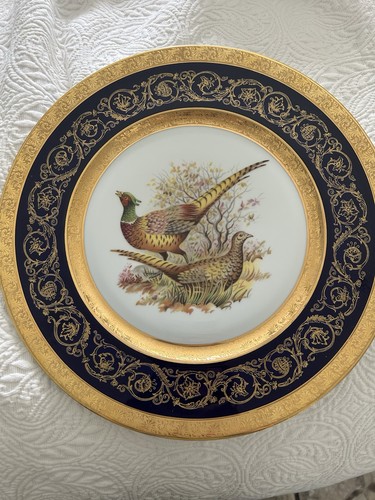 Piatto fagiano vintage limoges - fagiano,