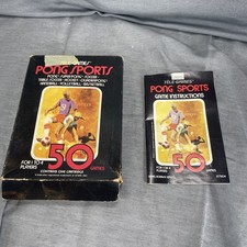 Pong Sports Atari 2600 con