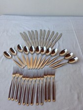 Servito posate da frutta vintage acciaio inox 35pz