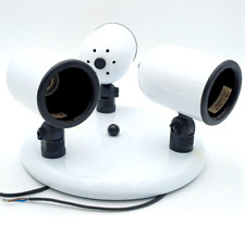 PLAFONIERA  ANNI '70/80 A TRE  LUCI DIREZIONABILI - METALLO E PLASTICA