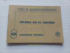Gilera 150 5V Arcore 1973 manuale uso manutenzione originale owner's manual