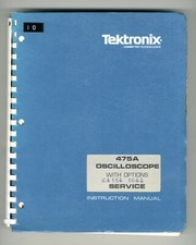 TEKTRONIX - 475A - OSCILLOSCOPE - SERVICE MANUAL