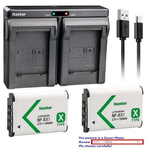 Kastar bx1 battery charger - np-bx1,