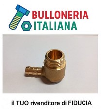 Raccordo ottone curvo