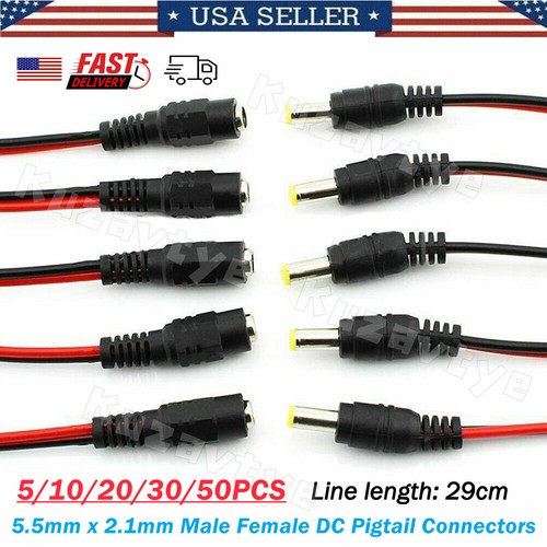 50x 12v connettori - dc,