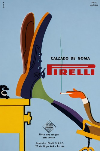 Poster pubblicitario scarpe