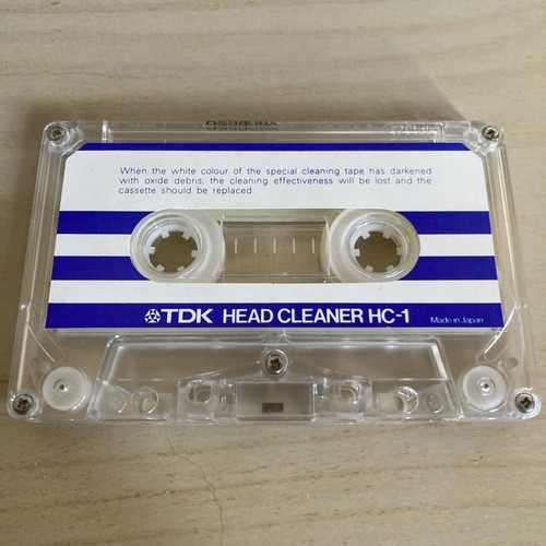 Head cleaner audiocassette tdk - cleaner,