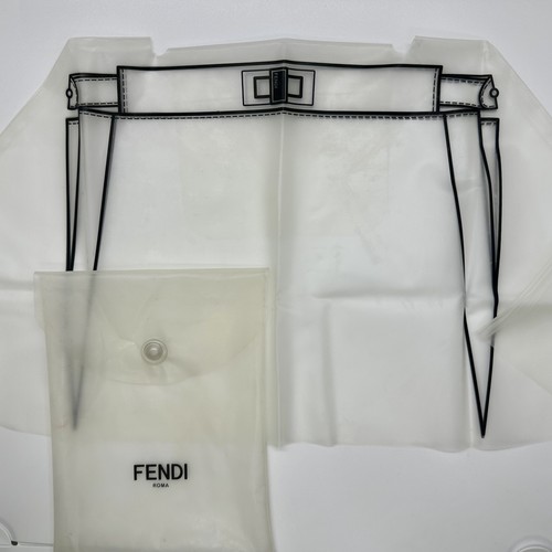 Fendi borsa trasparente - fendi,
