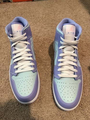 Nike air jordan mid - air, light