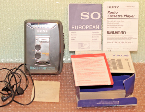 Sony walkman fx383 box - sony, wm-fx383