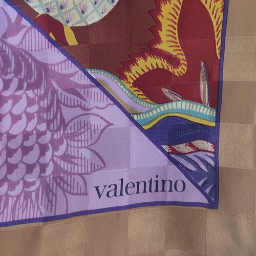 Valentino foulard seta raso - valentino,