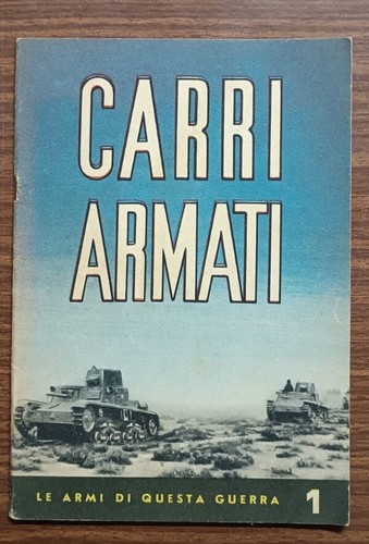 Carri armati mondadori 1941 - carri, (mondadori