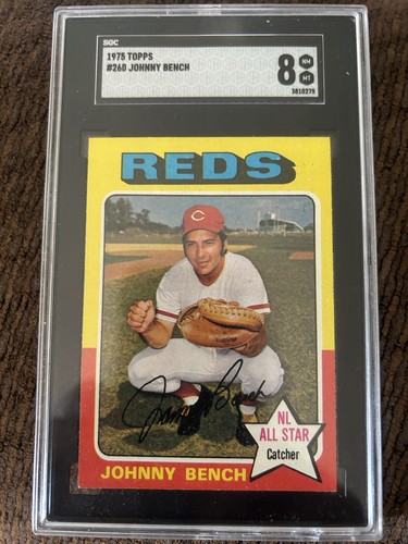 1975 topps 260 johnny bench - 1975,