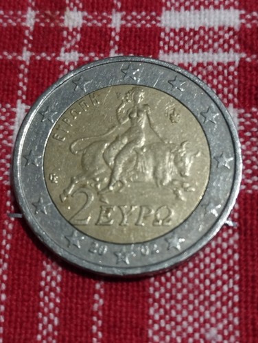 Moneta euro dea greca del - 2,