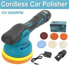 Lucidatrice Auto Orbitale KIT Professionale con 2 Batterie 8 Velocità Regolabile