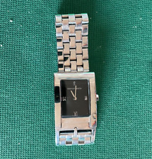 Orologio Roberta di Camerino Quadrante nero Bracciale in Acciaio Inossidabile